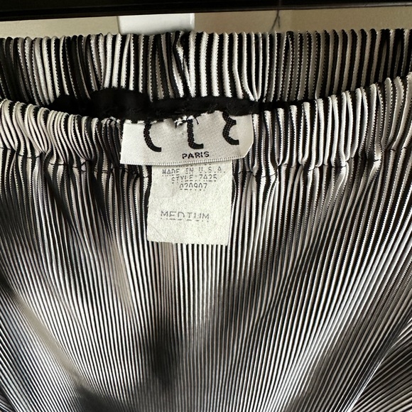 CIE Paris 2 Piece Matching Set Abstract Stripe Top & Maxi Skirt Medium - Picture 8 of 10